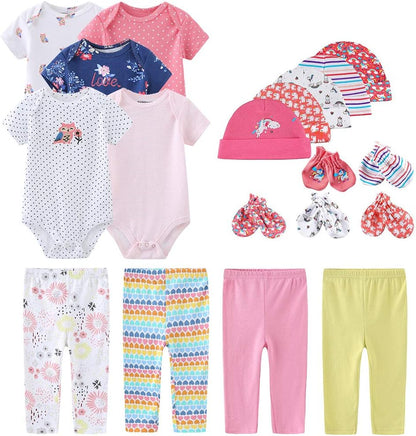 Unisex Baby Layette Essentials Giftset Clothing Set 19-Piece for Newborn Baby