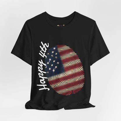 4th of July Fingerprint T-Shirt (Unisex)