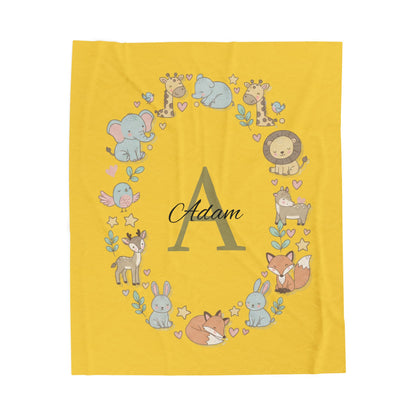 "The Tiny King" - Personalized Toddler Blanket