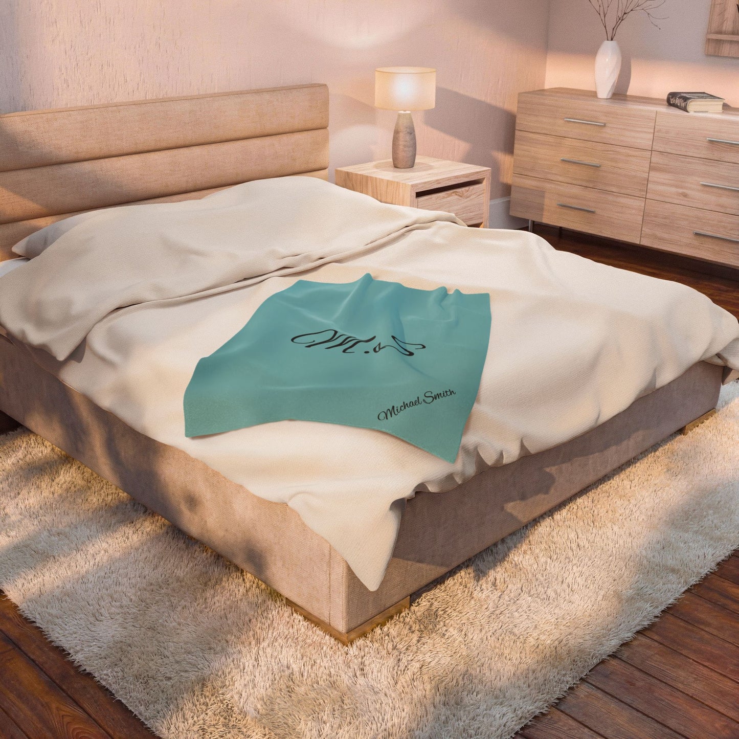 'Tiny Legend' Custom Name Plush Blanket