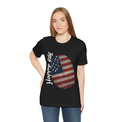 4th of July Fingerprint T-Shirt (Unisex)