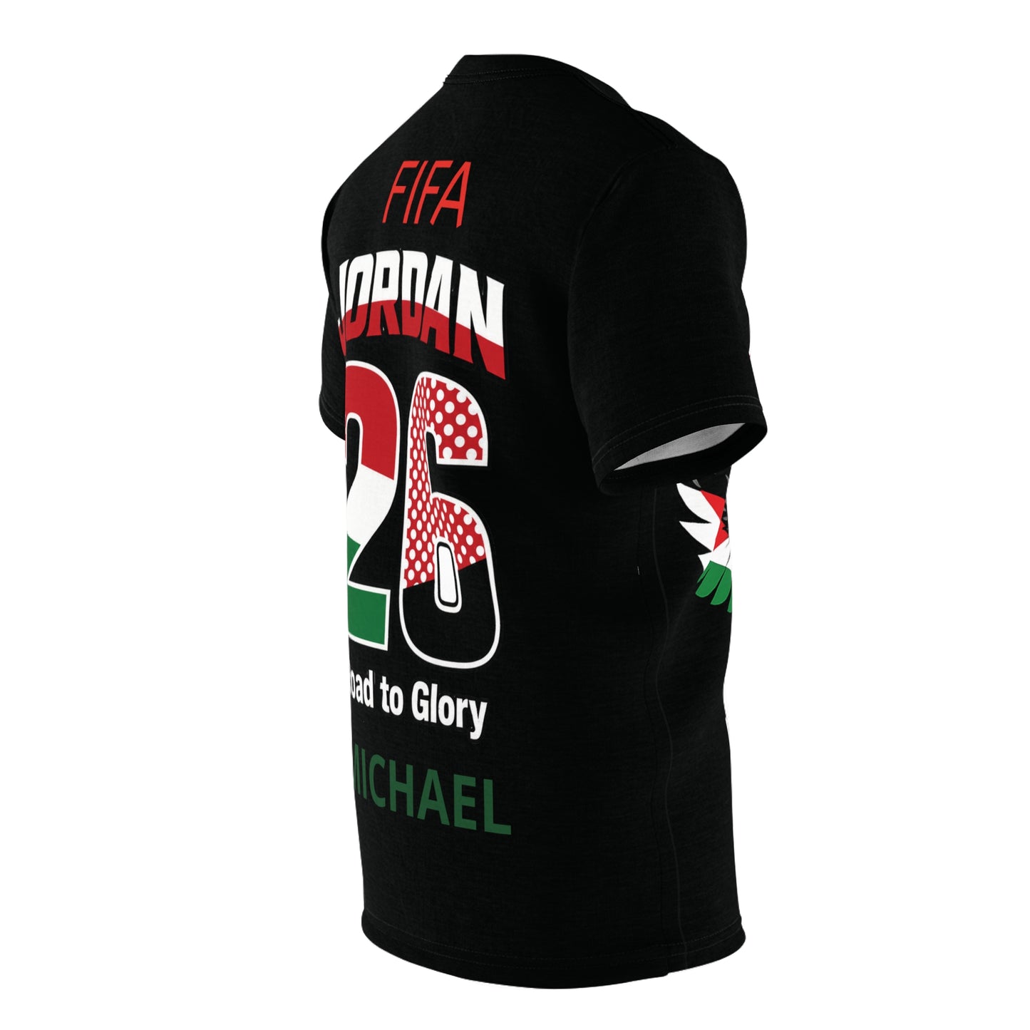 FIFA World Cup "Jordan" - Personalized Name in Black