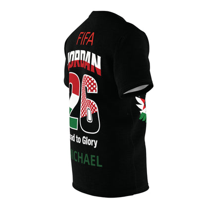 FIFA World Cup "Jordan" - Personalized Name in Black