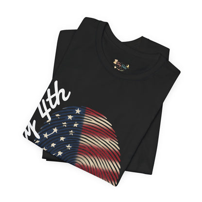 4th of July Fingerprint T-Shirt (Unisex)