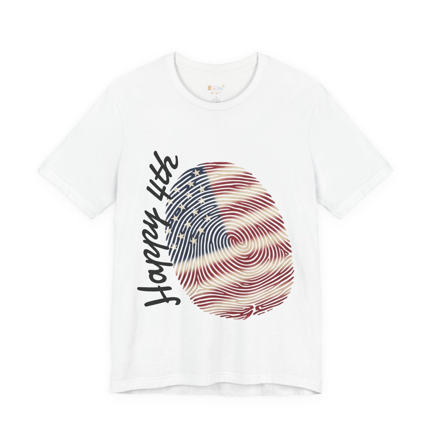 4th of July Fingerprint T-Shirt (Unisex)