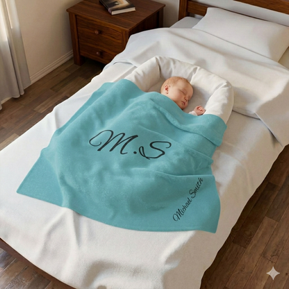 'Tiny Legend' Custom Name Plush Blanket