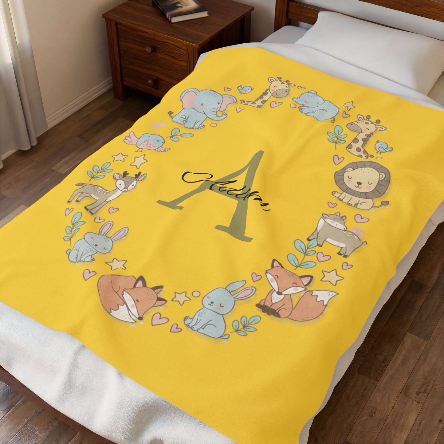 "The Tiny King" - Personalized Toddler Blanket