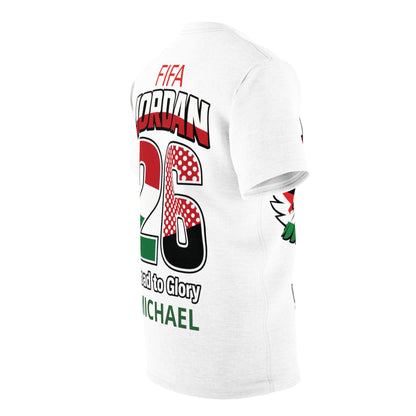 FIFA World Cup "Jordan" - Personalized Name in White