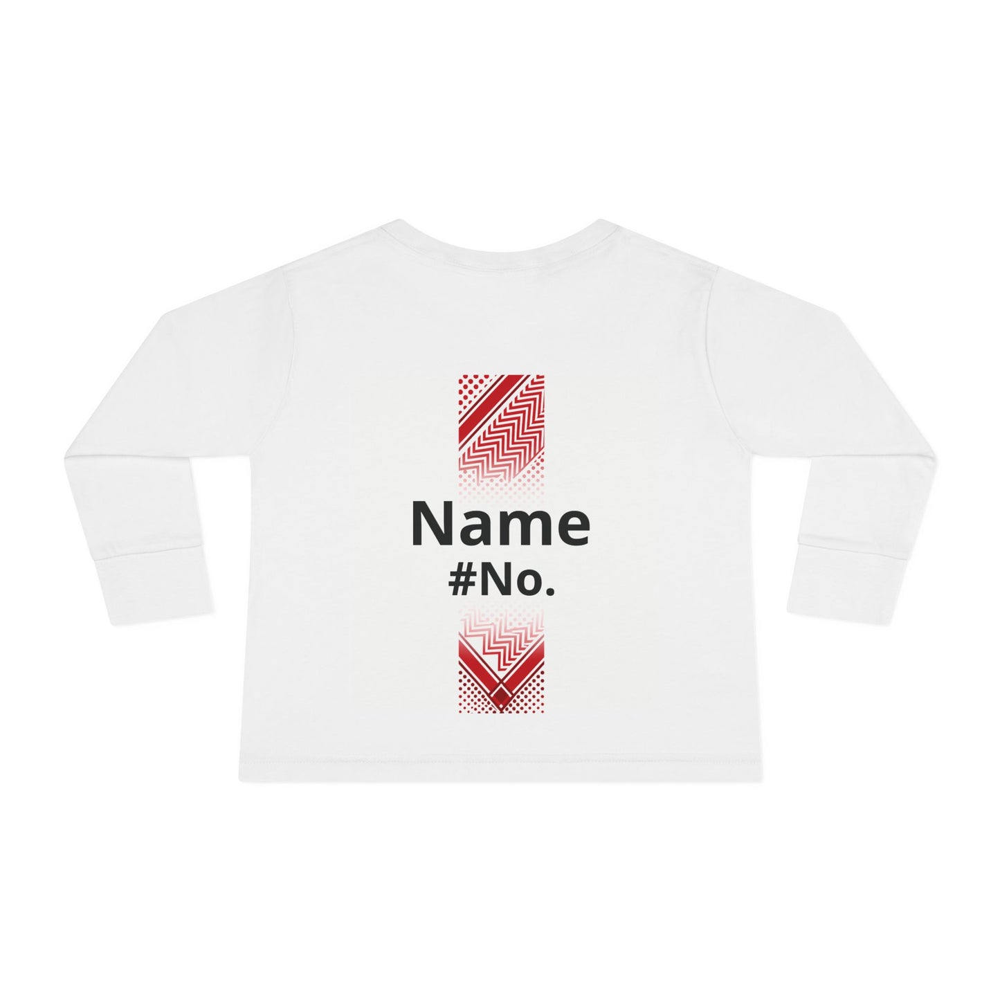 Jordan Toddler Long Sleeve Tee — Custom Name/Number