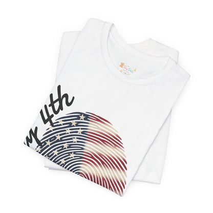 4th of July Fingerprint T-Shirt (Unisex)