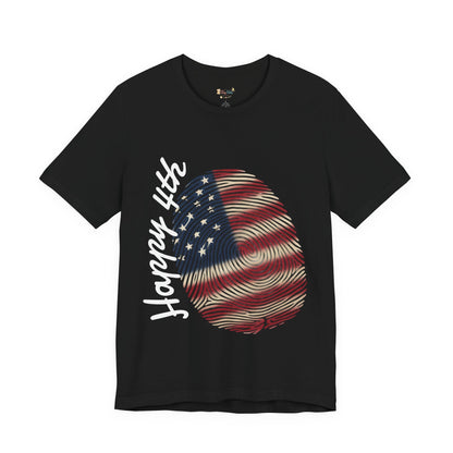 4th of July Fingerprint T-Shirt (Unisex)