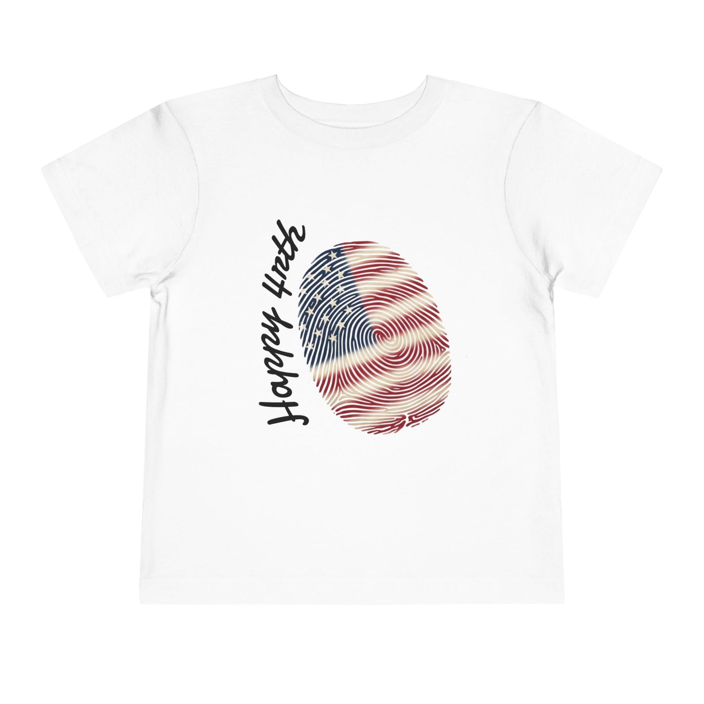 Happy 4th Fingerprint American Flag (Unisex)