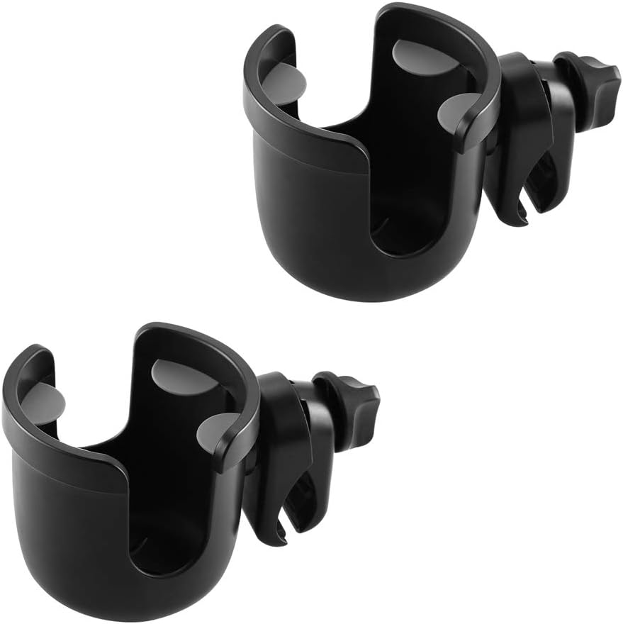Stroller Cup Holder, Bike Cup Holder, Universal Cup Phone Holder for Uppababy Nuna Doona Strollers, Cup Holder for Stroller, Bike, Wheelchair, Walker