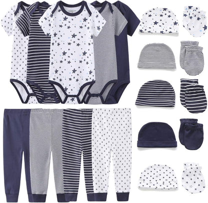 Unisex Baby Layette Essentials Giftset Clothing Set 19-Piece for Newborn Baby