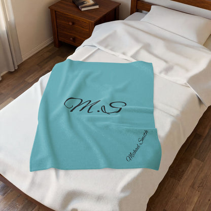 'Tiny Legend' Custom Name Plush Blanket