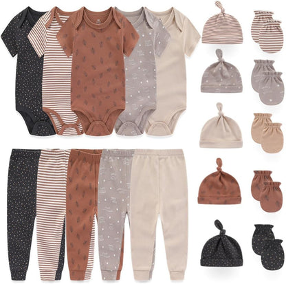 Unisex Baby Layette Essentials Giftset Clothing Set 19-Piece for Newborn Baby
