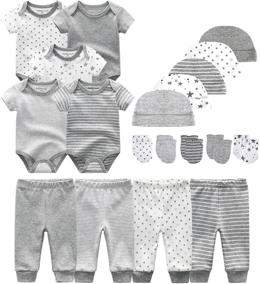 Unisex Baby Layette Essentials Giftset Clothing Set 19-Piece for Newborn Baby