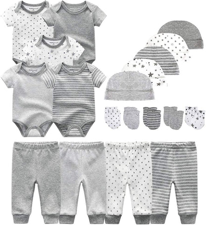 Unisex Baby Layette Essentials Giftset Clothing Set 19-Piece for Newborn Baby