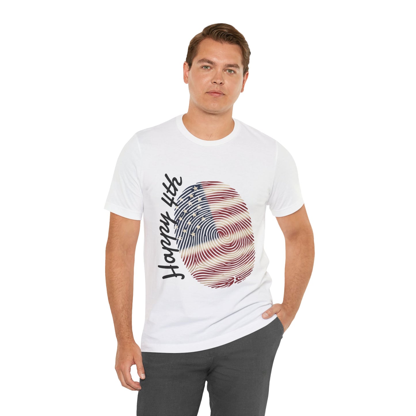 4th of July Fingerprint T-Shirt (Unisex)
