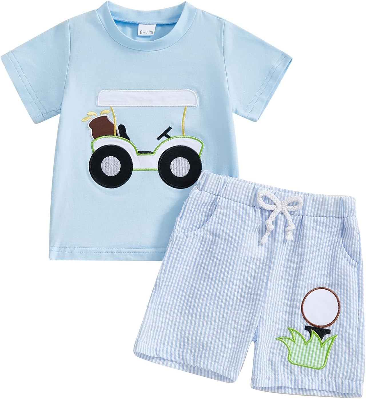 Toddler Baby Boy Summer Clothes Funny Letter T Shirt Elastic Waist Pockets Shorts Set 2 Piece Outfit