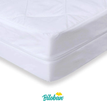 Waterproof Zippered Polyester Mattress Encasement, Crib Bed