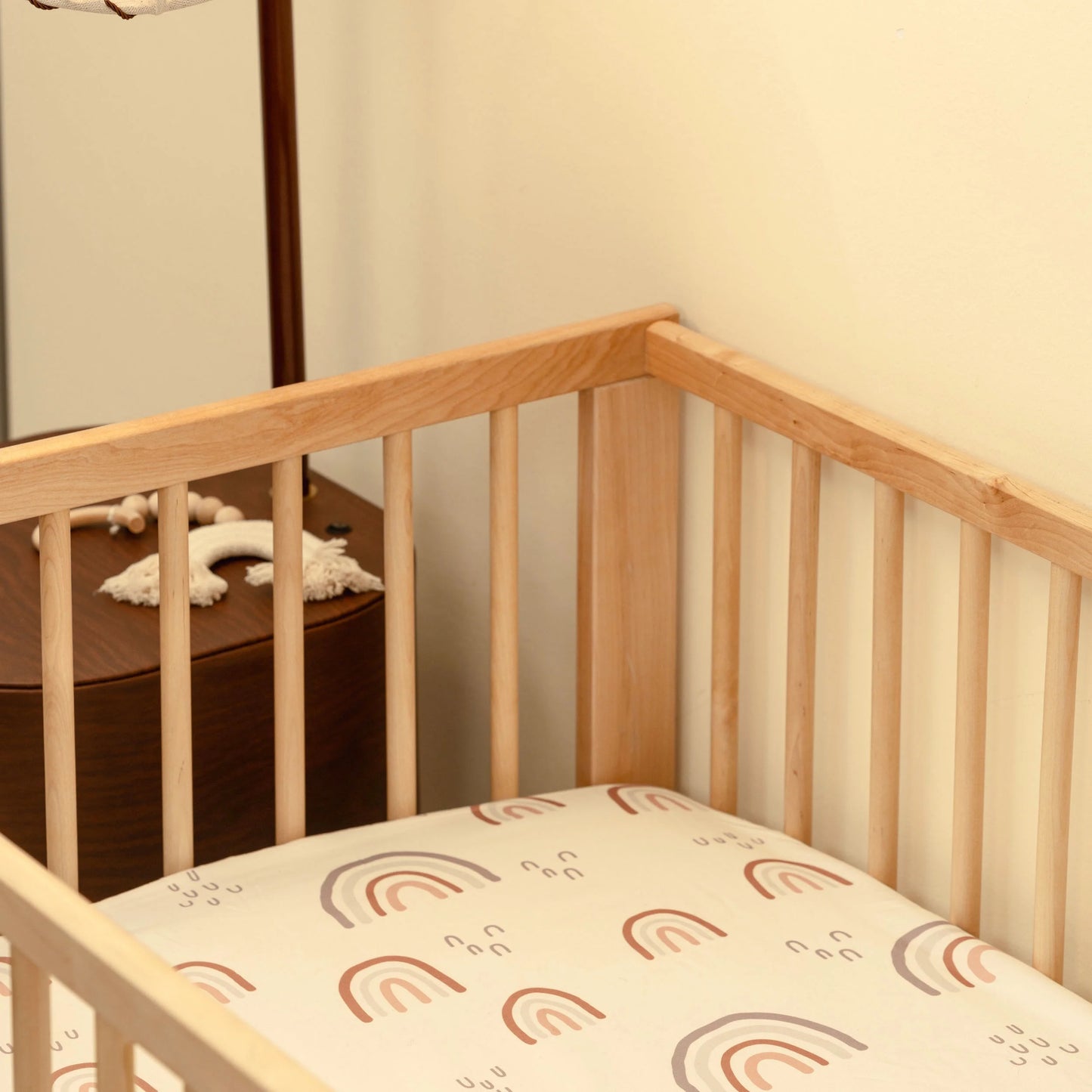 2-Pack Ultra Soft Fitted Microfiber Crib Sheets for Newborn Baby Boys Girls 28" X 52", Rainbows