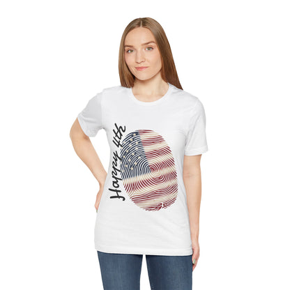 4th of July Fingerprint T-Shirt (Unisex)