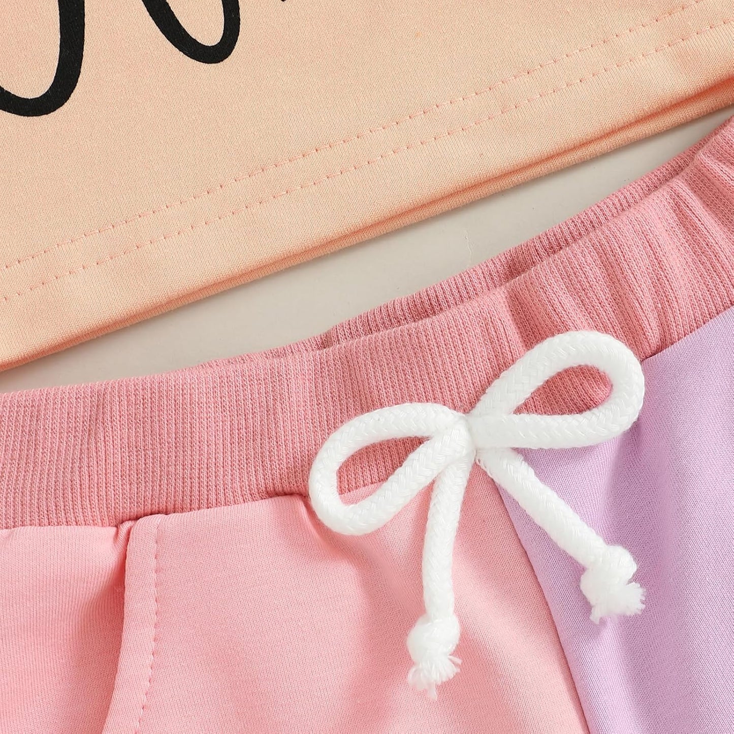 The 'Tiny Trendsetter' Contrast Short Set