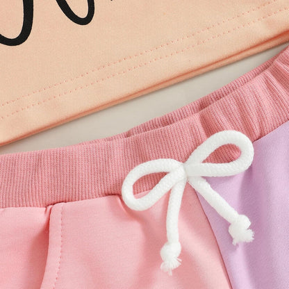 The 'Tiny Trendsetter' Contrast Short Set