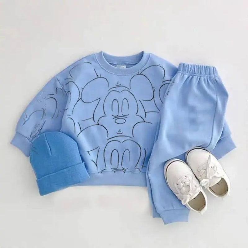 MiniMood – Summer Tracksuit Set for Babies (T-Shirt & Shorts)