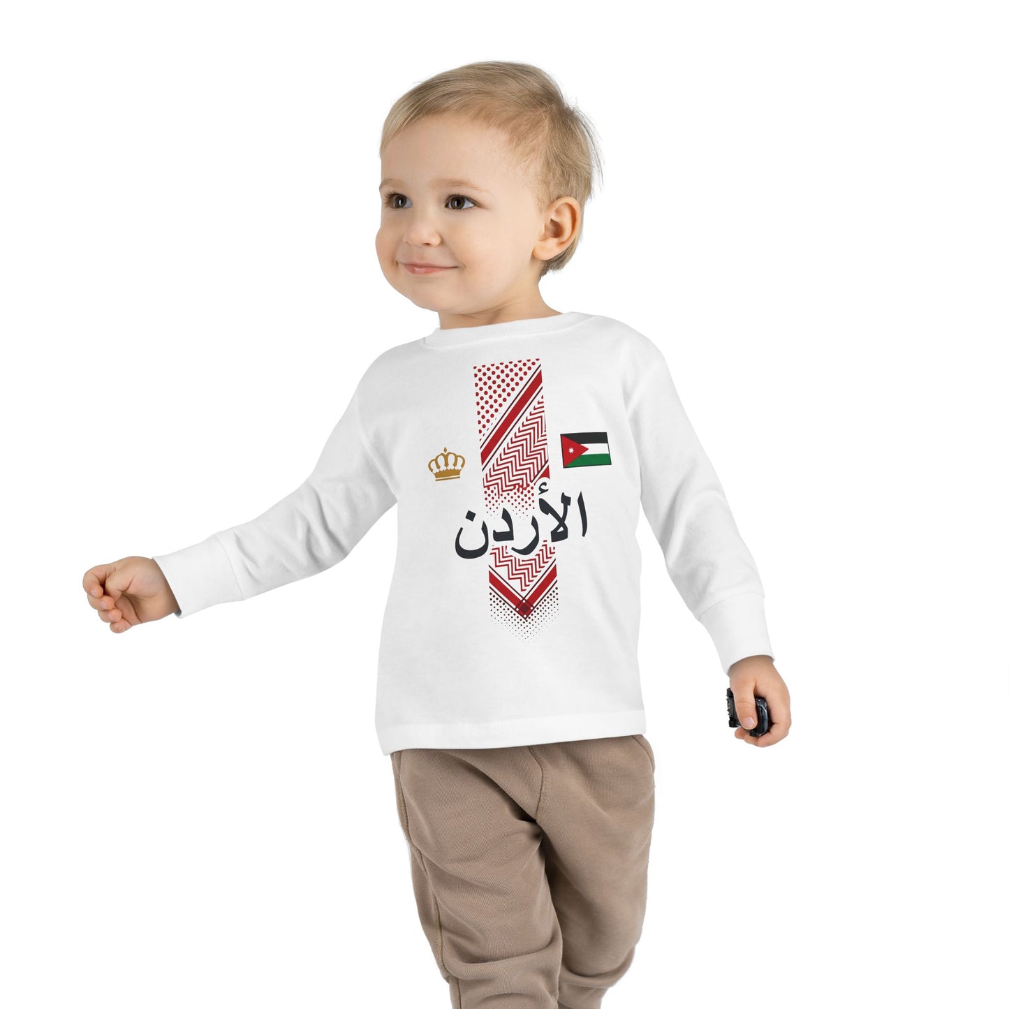 Jordan Toddler Long Sleeve Tee — Custom Name/Number