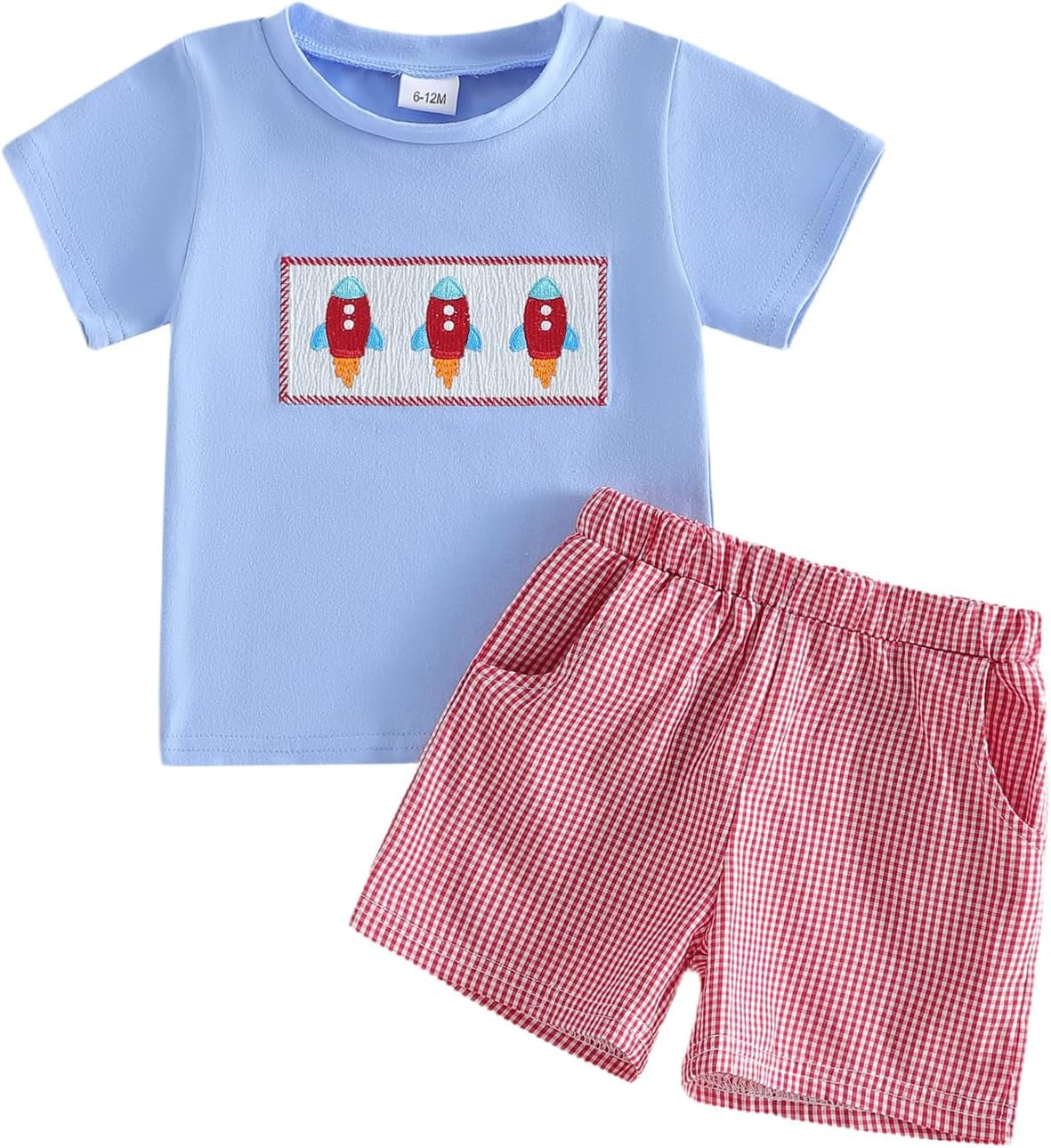 Toddler Baby Boy Summer Clothes Funny Letter T Shirt Elastic Waist Pockets Shorts Set 2 Piece Outfit