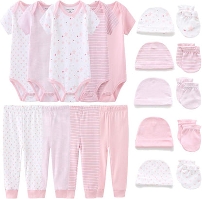 Unisex Baby Layette Essentials Giftset Clothing Set 19-Piece for Newborn Baby