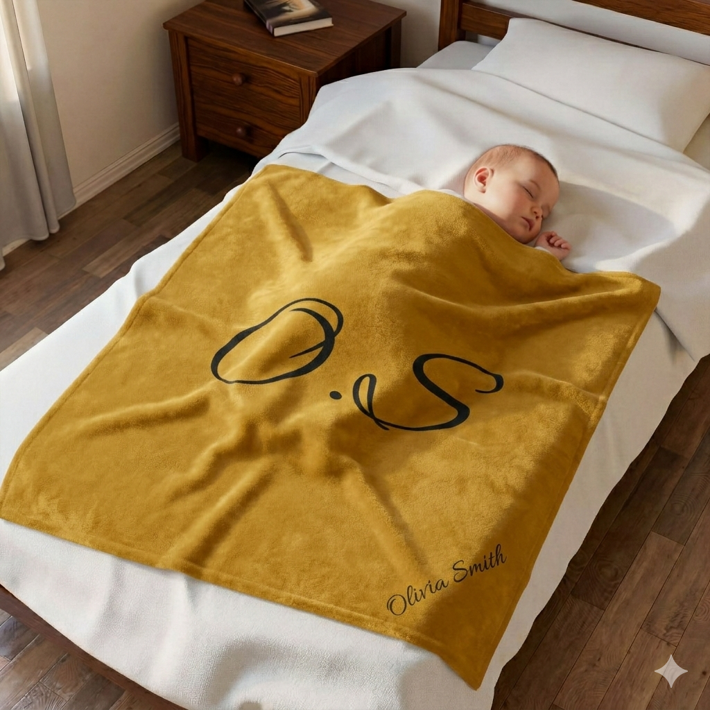 'Tiny Legend' Custom Name Plush Blanket