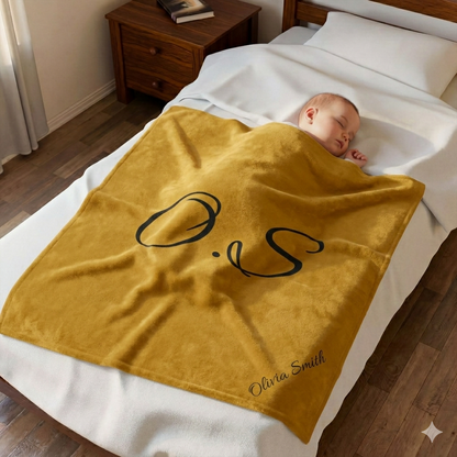 'Tiny Legend' Custom Name Plush Blanket