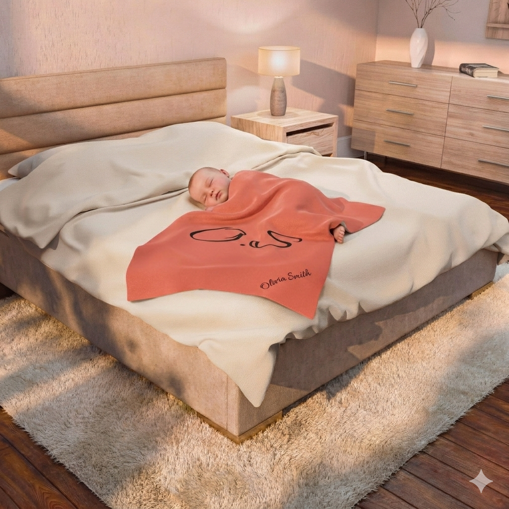 'Tiny Legend' Custom Name Plush Blanket