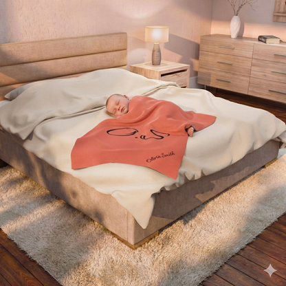 'Tiny Legend' Custom Name Plush Blanket