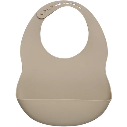 Muslinlife Newborn Baby Silicone Feeding Tableware Waterproof Baby Bibs for Toddler Breakfast Feedings