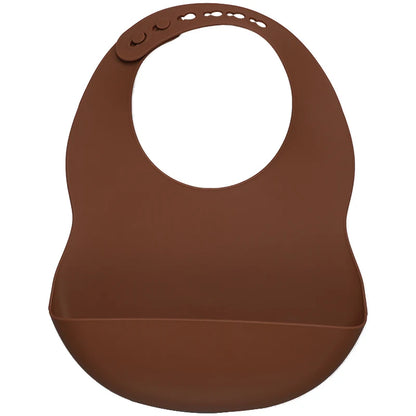 Muslinlife Newborn Baby Silicone Feeding Tableware Waterproof Baby Bibs for Toddler Breakfast Feedings