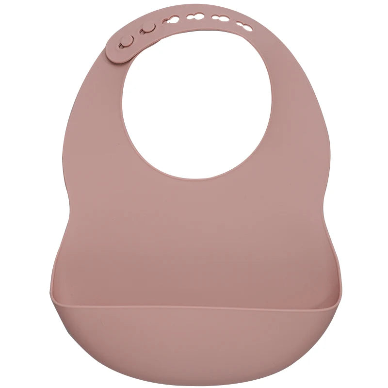 Muslinlife Newborn Baby Silicone Feeding Tableware Waterproof Baby Bibs for Toddler Breakfast Feedings