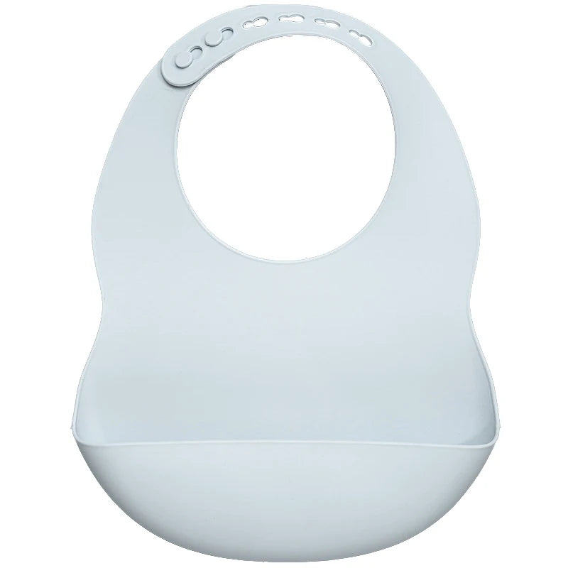 Muslinlife Newborn Baby Silicone Feeding Tableware Waterproof Baby Bibs for Toddler Breakfast Feedings