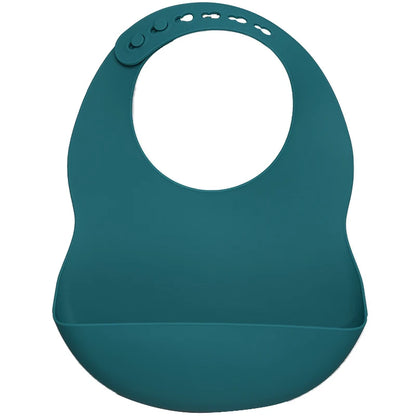 Muslinlife Newborn Baby Silicone Feeding Tableware Waterproof Baby Bibs for Toddler Breakfast Feedings