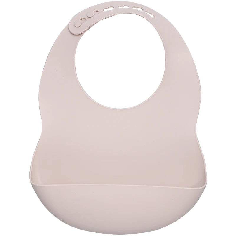Muslinlife Newborn Baby Silicone Feeding Tableware Waterproof Baby Bibs for Toddler Breakfast Feedings