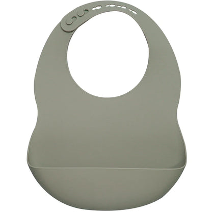 Muslinlife Newborn Baby Silicone Feeding Tableware Waterproof Baby Bibs for Toddler Breakfast Feedings