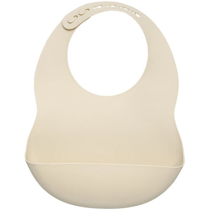 Muslinlife Newborn Baby Silicone Feeding Tableware Waterproof Baby Bibs for Toddler Breakfast Feedings