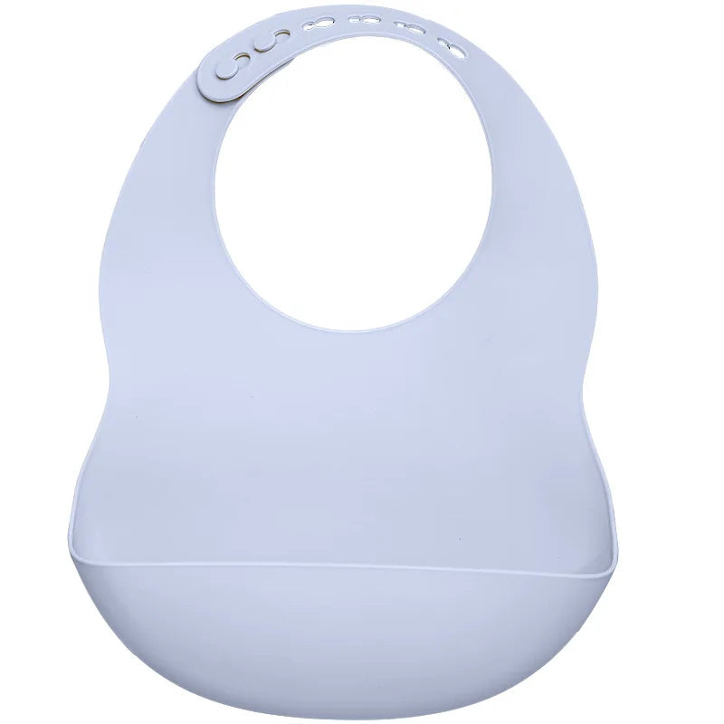 Muslinlife Newborn Baby Silicone Feeding Tableware Waterproof Baby Bibs for Toddler Breakfast Feedings