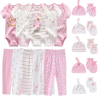 Unisex Baby Layette Essentials Giftset Clothing Set 19-Piece for Newborn Baby