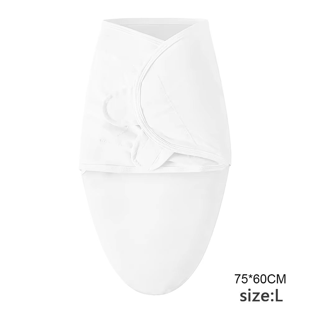 Baby Blanket Hat Set Cartoon Printed Cotton Newborn Swaddle Adjustable Infant Sleeping Swaddle Wraps All Seasons 0-6 Months