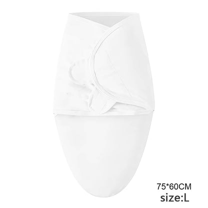 Baby Blanket Hat Set Cartoon Printed Cotton Newborn Swaddle Adjustable Infant Sleeping Swaddle Wraps All Seasons 0-6 Months