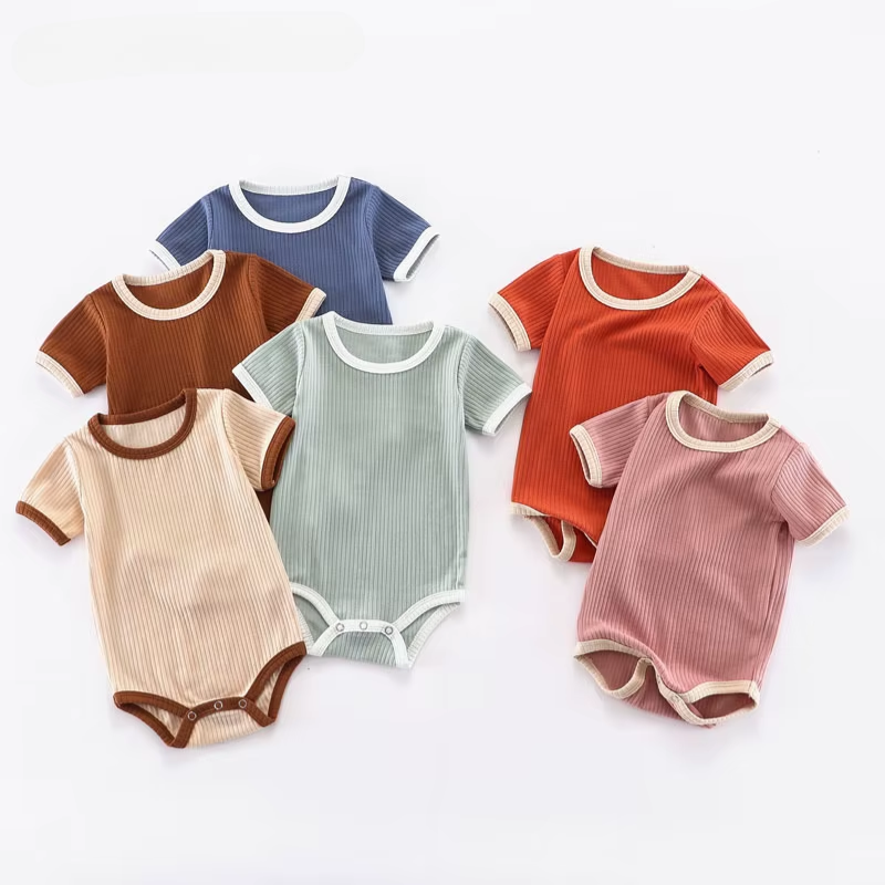 SoftNest' Essential Ribbed Cotton Romper